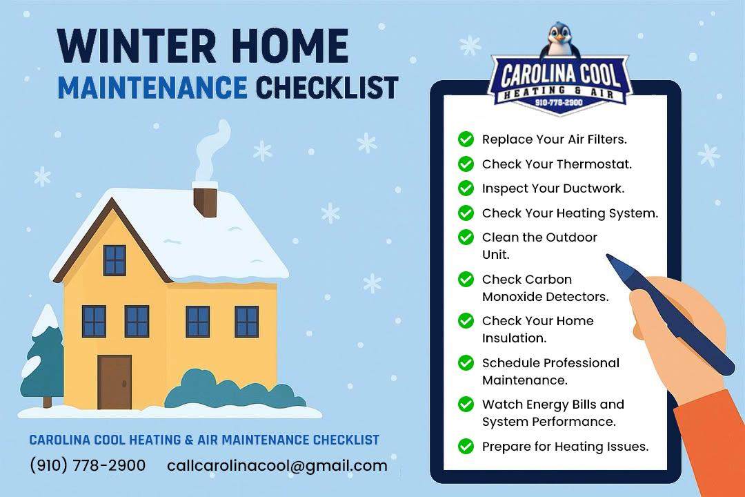 winter HVAC maintenance checklist